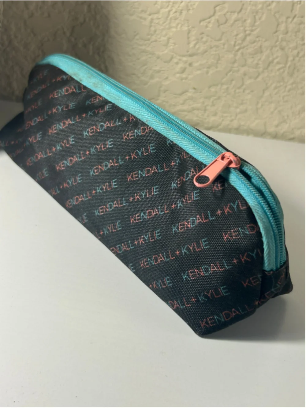 Kendall + Kylie Black and Blue Pencil Case, One Size